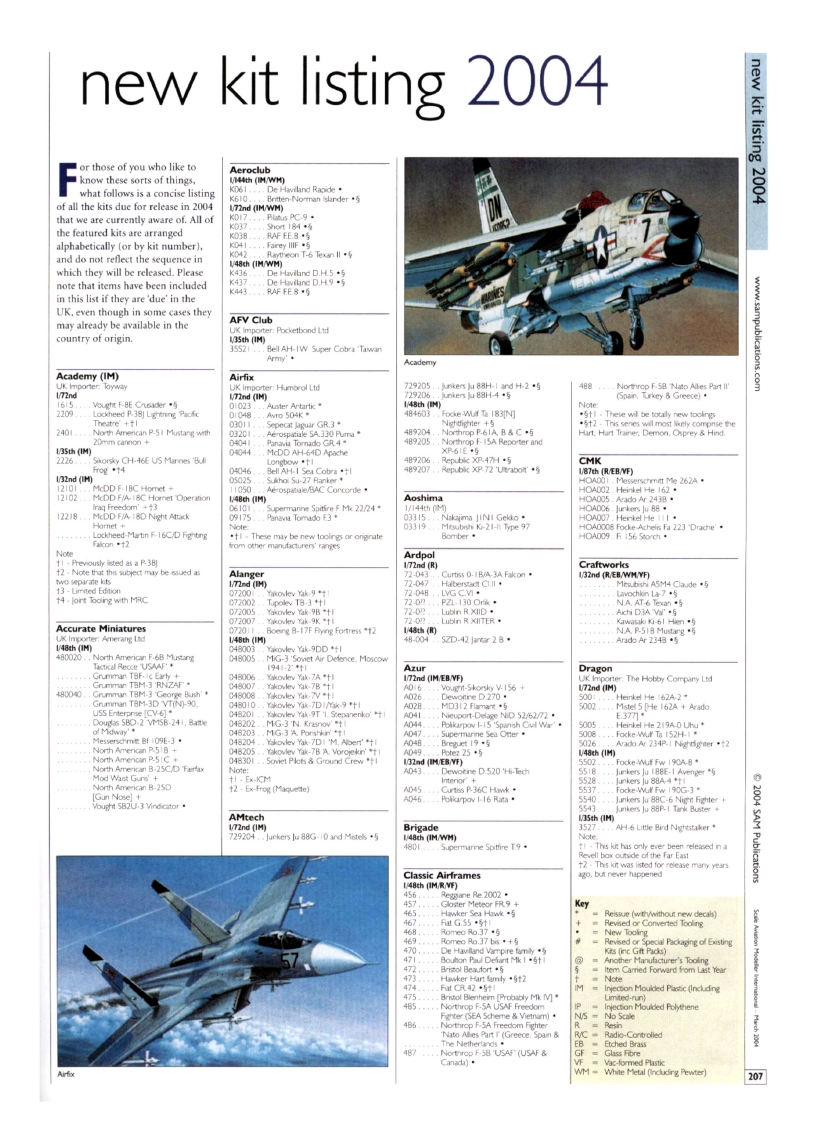 Scale Aviation Modeller International 2004-03